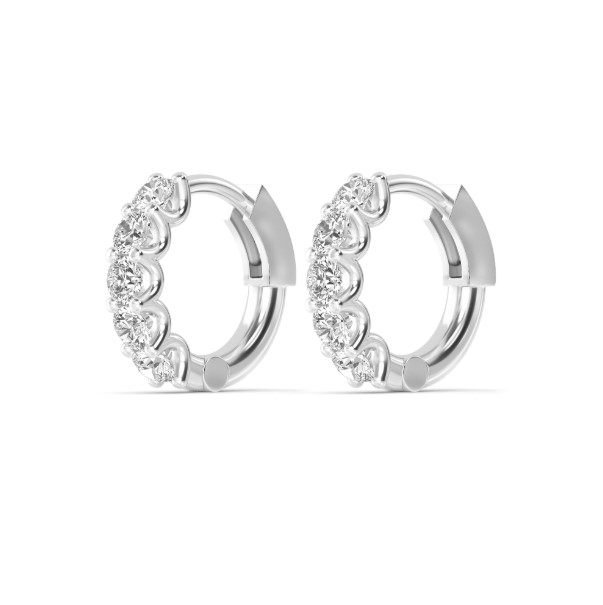 Lab Diamond Hoops